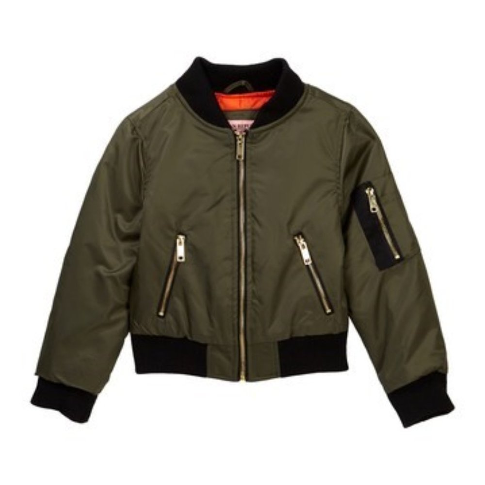 Urban Republic New Flight Bomber Pilot Jacket Top Girls Collection 6X NWT